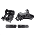 Under Axle Bar Mount, 3 1/2in & 4in Axle, U-Bolts Down