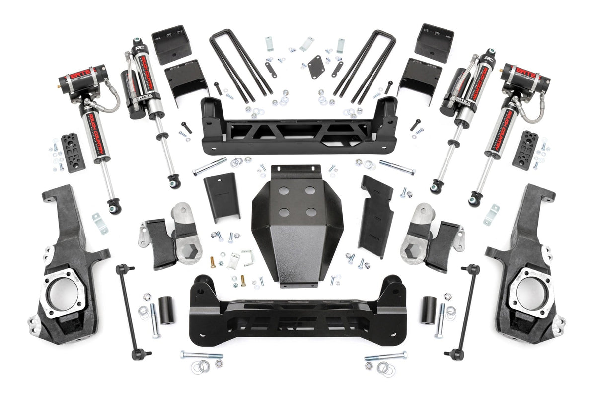 5 Inch Lift Kit NTD Vertex Shocks Silverado/Sierra 2500HD/3500HD (20-26) Rough Country