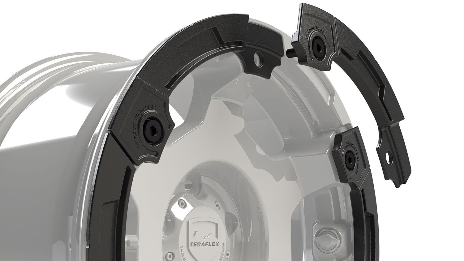 Modular Rash Ring Black Each 6-Spoke TeraFlex