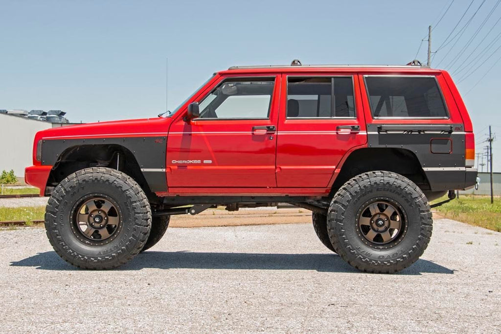 Fender & Quarter Panel Armor Front Combo Jeep Cherokee XJ (84-96) Rough Country