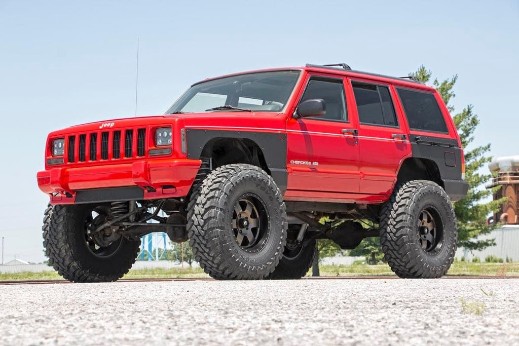 Fender & Quarter Panel Armor Front Combo Jeep Cherokee XJ (97-01) Rough Country