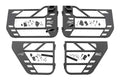 Tubular Doors Front and Rear Jeep Gladiator JT/Wrangler JL 4WD (18-26) Rough Country