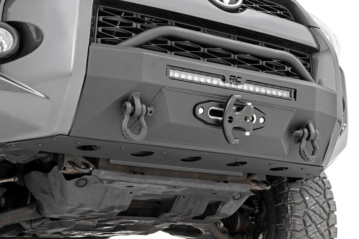 Front Bumper Hybrid 20 Inch Black LED Amber Toyota 4Runner 2WD/4WD (14-24) Rough Country