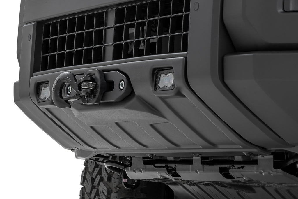 Hidden Winch Mount White SAE PRO9500S Toyota Land Cruiser 4WD (24-26) Rough Country
