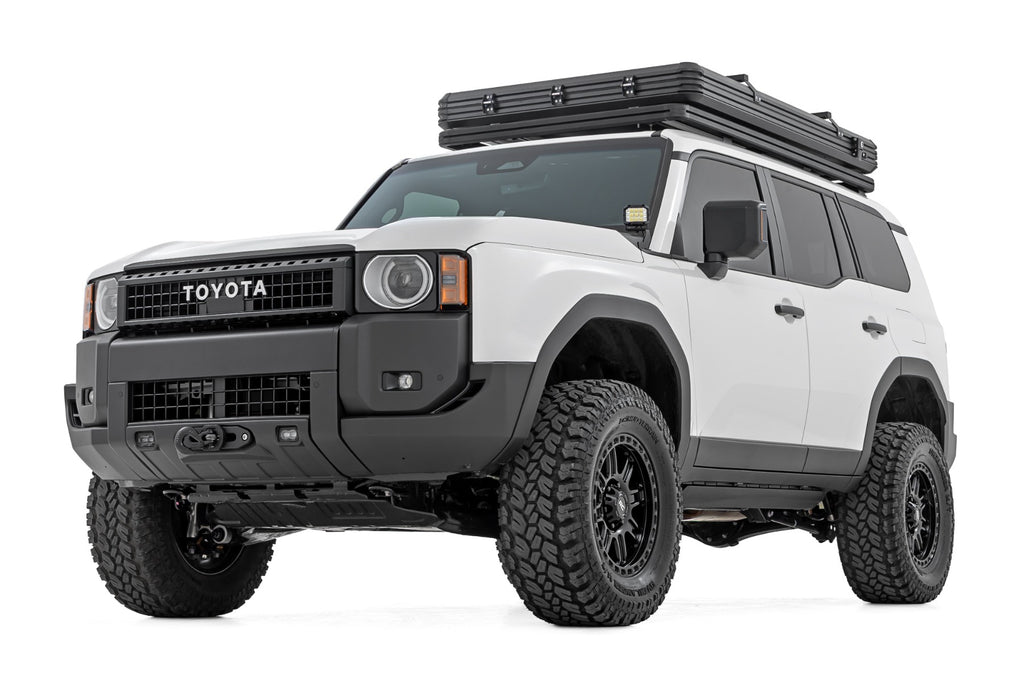 Hidden Winch Mount Yellow SAE PRO1200S Toyota Land Cruiser 4WD (24-26) Rough Country