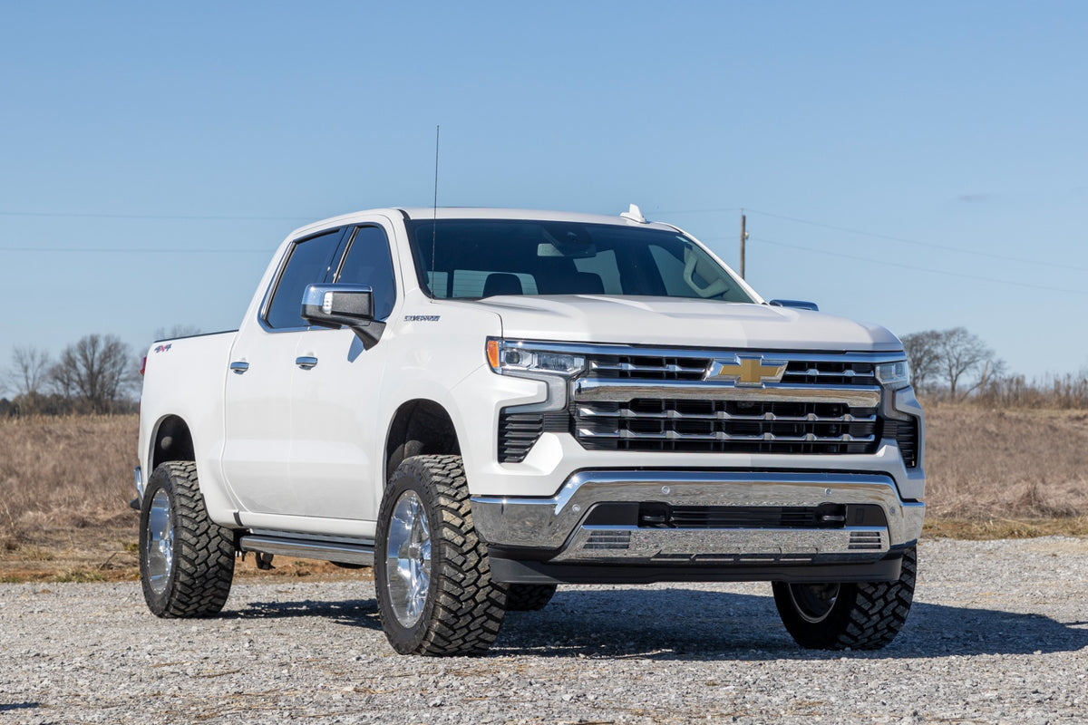 3.5 Inch Lift Kit M1 Struts/M1 Red Chevy Silverado 1500 2WD/4WD (2025-2026) Rough Country
