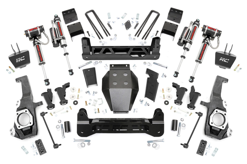 5 Inch Lift Kit Torsion Drop Vertex w/ Overloads Silverado/Sierra 2500HD/3500HD (20-26) Rough Country