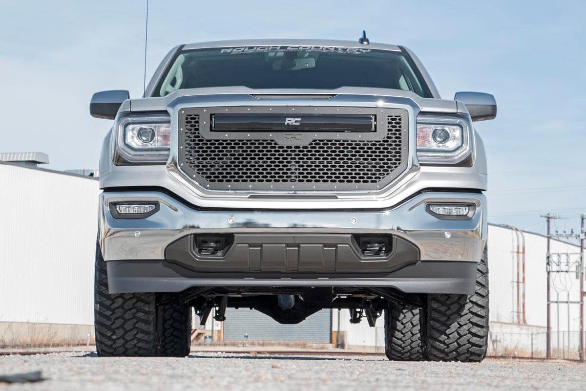 3.5 Inch Lift Kit Cast Steel LCA Vertex Silverado/Sierra 1500 (14-18 & Classic) Rough Country