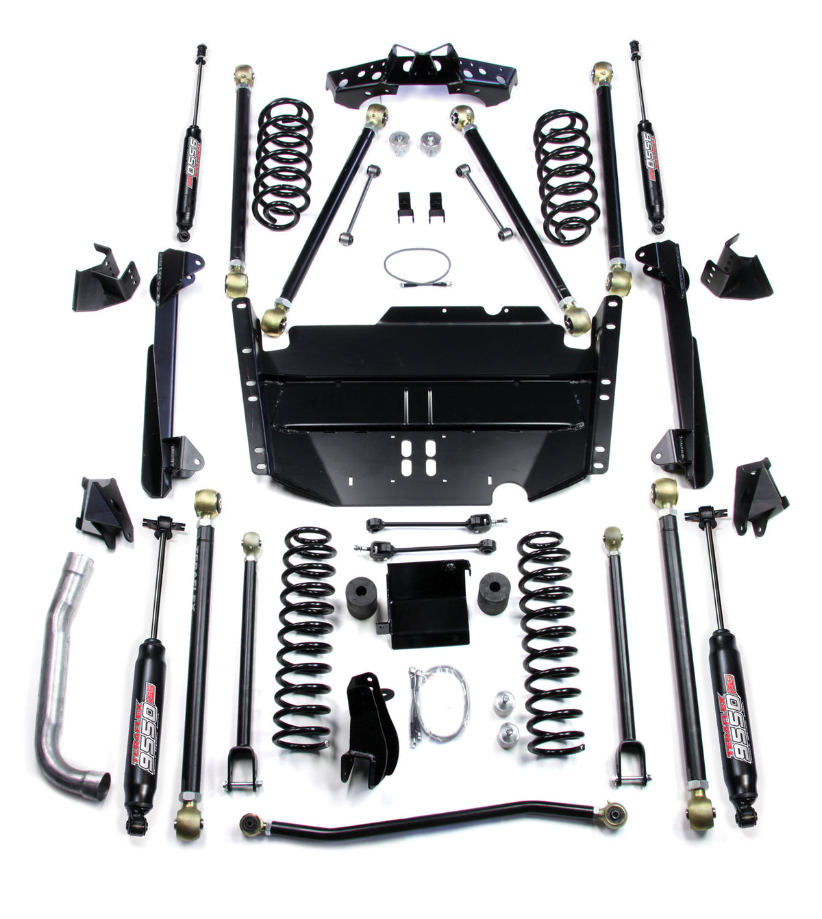 97-06 Jeep Wrangler TJ SWB 5 Inch Pro LCG Long Arm Suspension System & 9550 VSS Twin-Tube Shocks TeraFlex