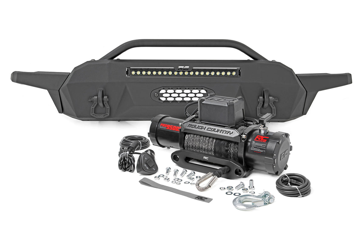 Front Bumper | Hybrid | 20" Blk LED | 95000S | Toyota Tacoma 2WD/4WD (16-23)