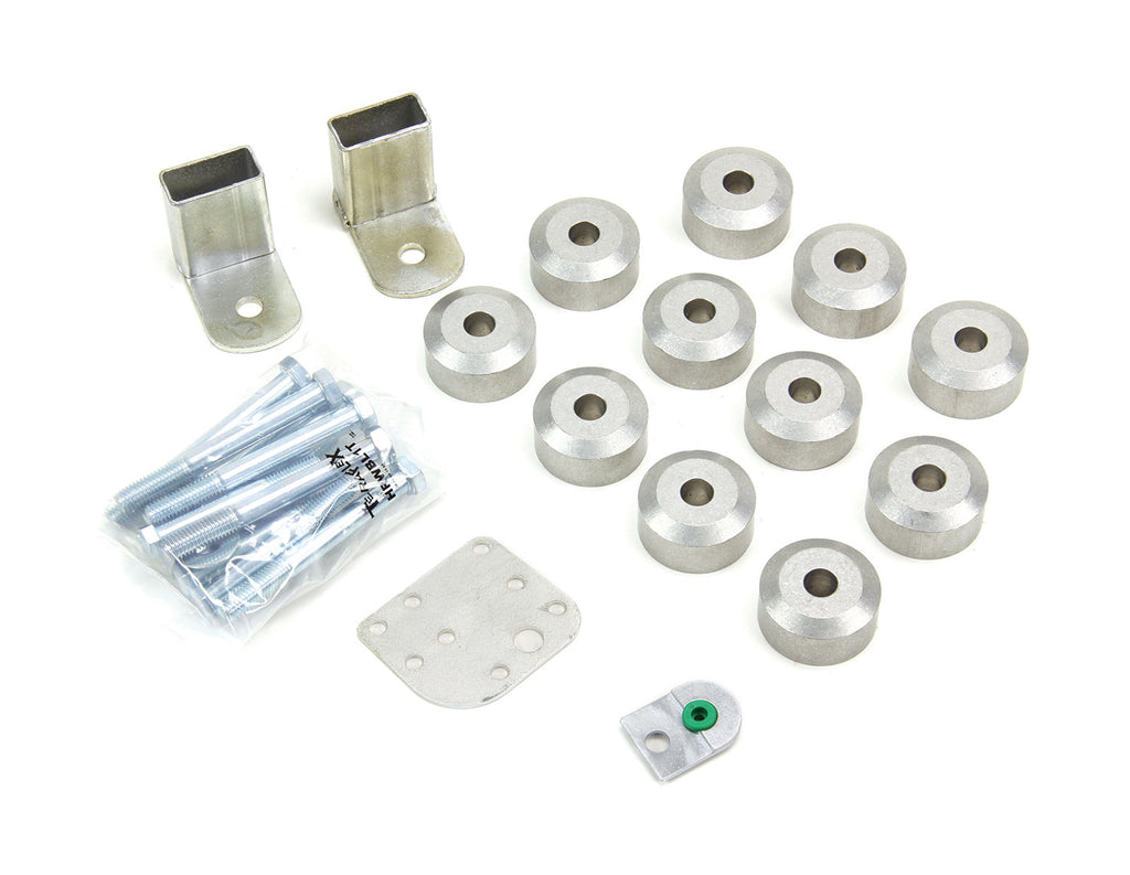 97-06 Jeep Wrangler TJ 1 Inch Body Lift Kit Aluminum TeraFlex