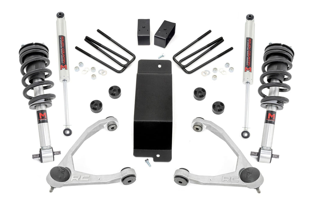 3.5 Inch Lift Kit Forged UCA M1 Strut - Silverado/Sierra 1500 (14-16) Rough Country