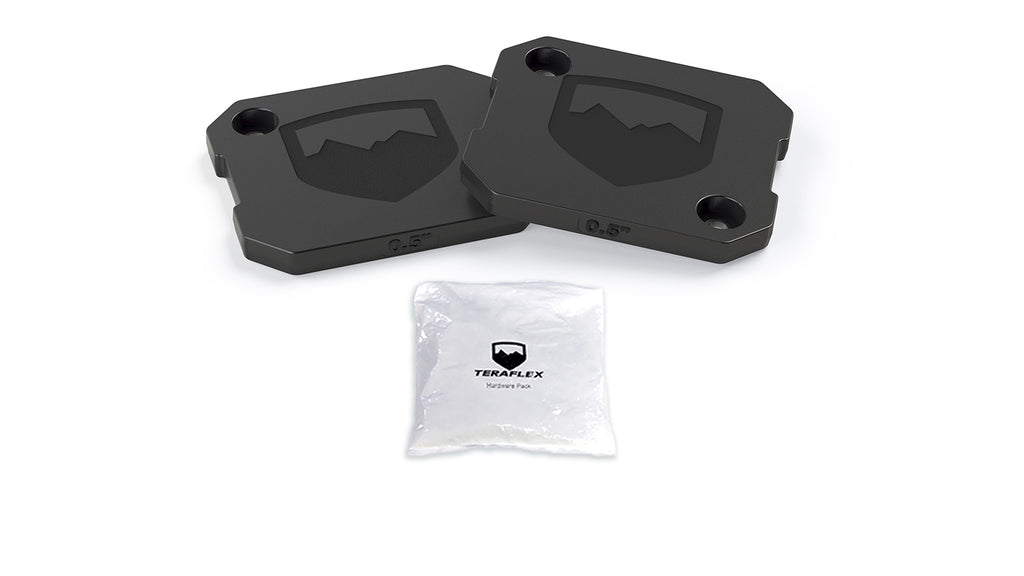 20-Up Jeep Gladiator 0.5 Inch Bump Stop Strike Pad Shim Kit Rear Lower TeraFlex