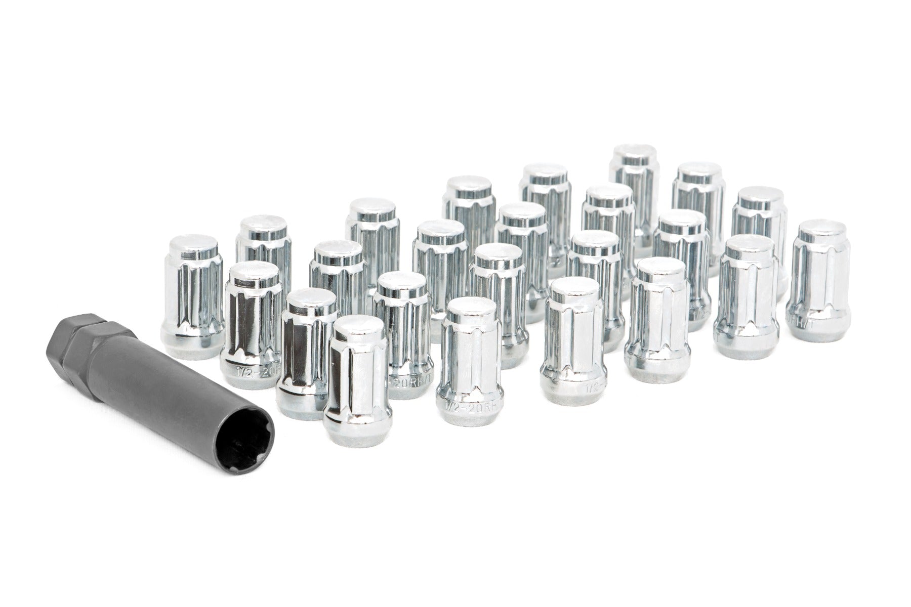 M12 x 1.5 Lug Nut Set of 24 | Chrome