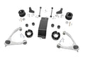 3.5 Inch Lift Kit Forged UCA Red Chevy Avalanche 2WD/4WD (2007-2013) Rough Country