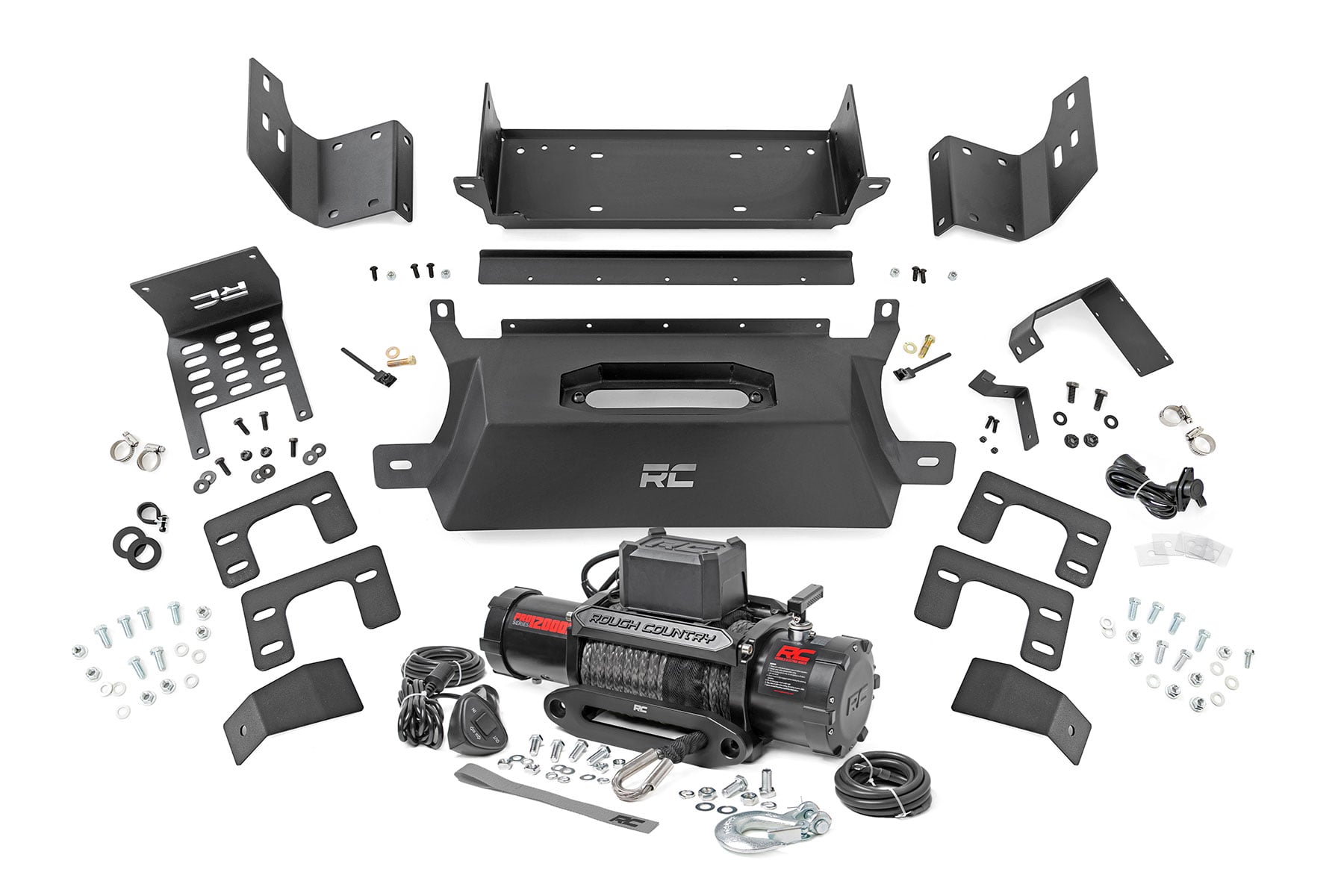 Hidden Winch Mount | 12000S | Ford Bronco 4WD (2021-2026)