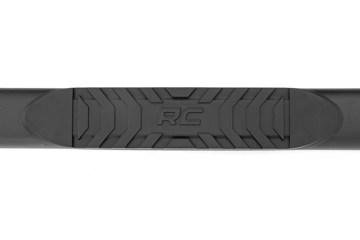 Oval Nerf Step Double Cab Black Toyota Tacoma 2WD/4WD (2024-2026) Rough Country