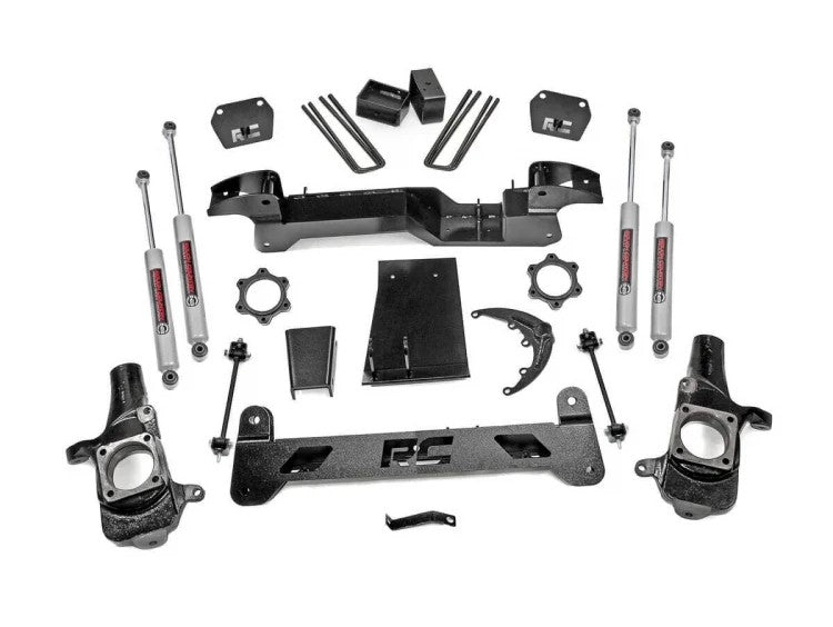 6 Inch Suspension Lift Kit 01-06 Silverado/Sierra 1500HD 4WD Rough Country