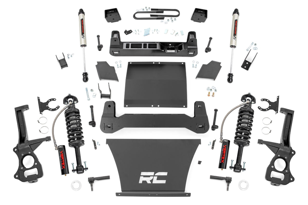 6 Inch Lift Kit | Mono Leaf Rear | Vertex/V2 | GMC Sierra 1500 2WD/4WD (25-26)