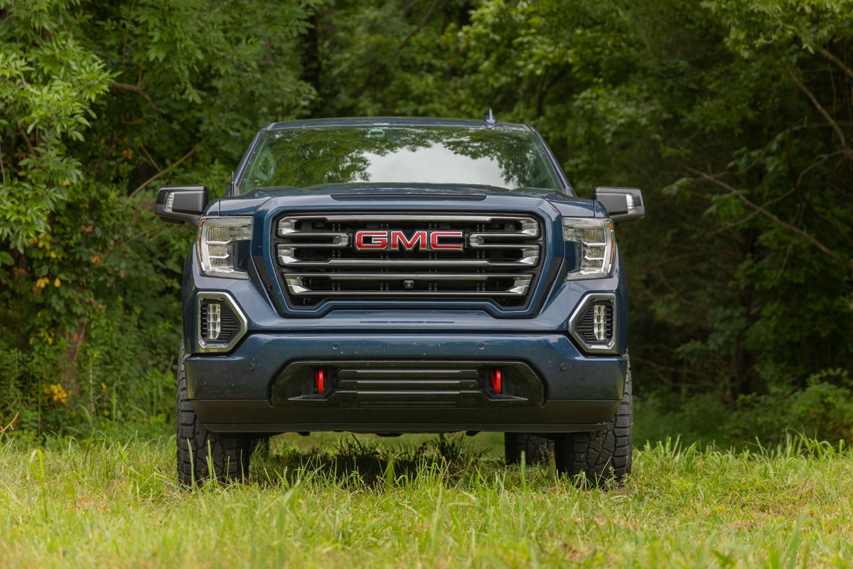 3.5 Inch Lift Kit Mono Leaf Rear Vertex Red GMC Sierra 1500 2WD/4WD (19-24) Rough Country