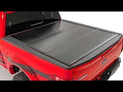 Ford Low Profile Hard Tri-Fold Tonneau Cover 15-20 F150 5.5 Foot Bed Rough Country
