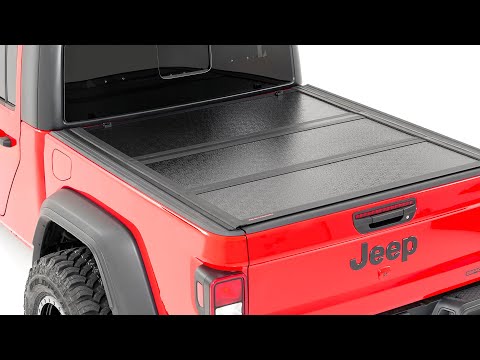 Ford Low Profile Hard Tri-Fold Tonneau Cover 15-20 F150 5.5 Foot Bed Rough Country
