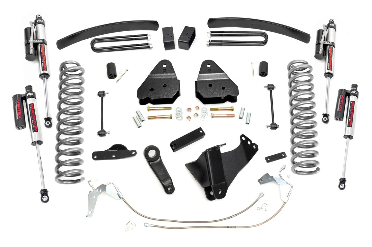 4.5 Inch Lift Kit W/O Overloads Vertex Ford F-250/F-350 Super Duty (08-10) Rough Country