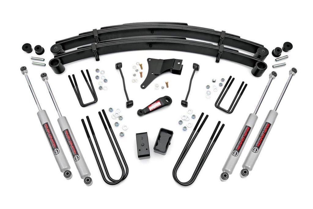 4 Inch Lift Kit Rear Blocks Ford F-250/F-350 Super Duty 4WD (1999) Rough Country