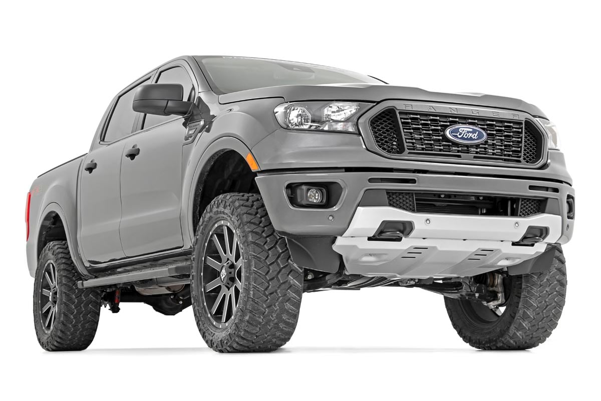 3.5 Inch Lift Kit N3 Cast Steel Knuckles Ford Ranger 4WD (2019-2023) Rough Country