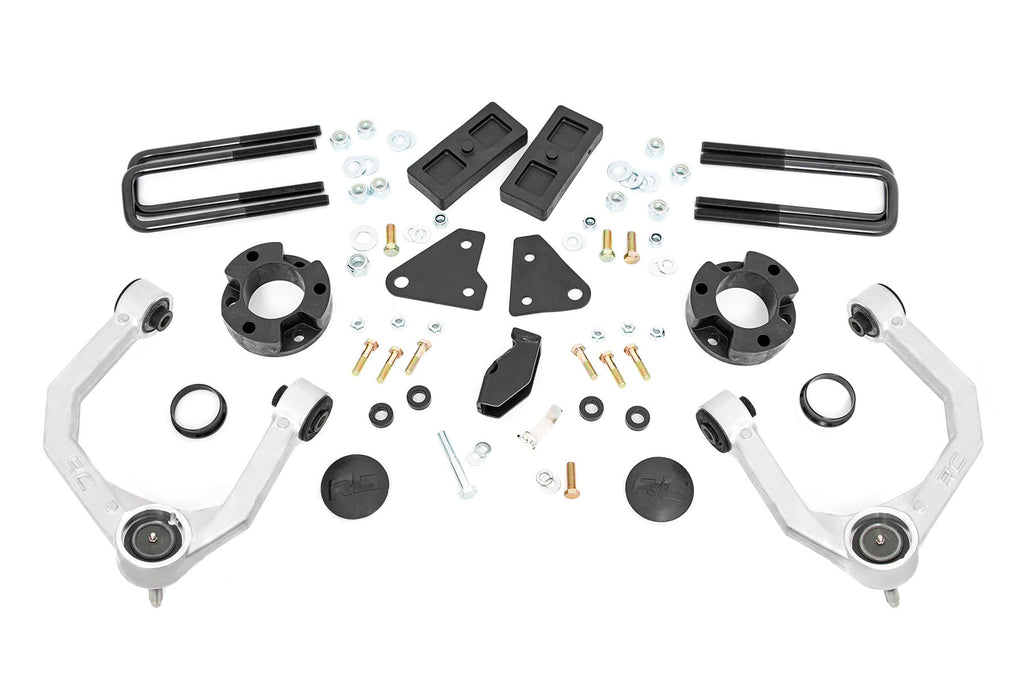 3.5 Inch Lift Kit Forged Alum UCA Cast Steel Knucles Ford Ranger (19-23) Rough Country