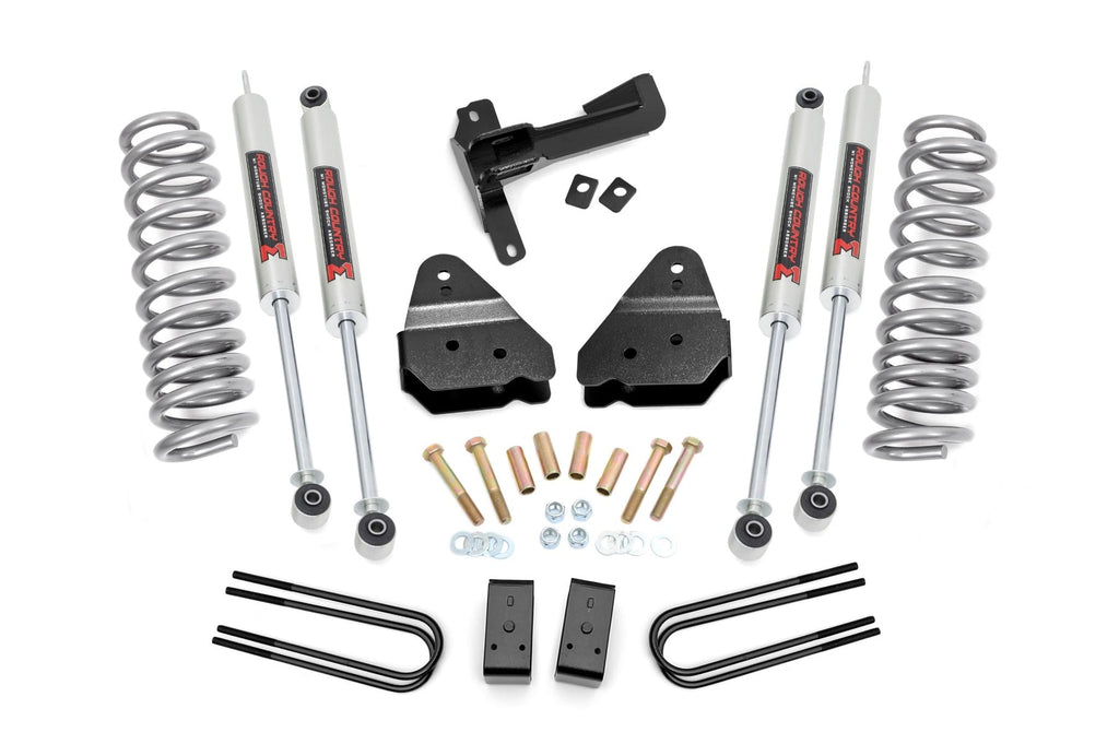 3 Inch Lift Kit M1 Front Gas Coils Ford F-250 Super Duty 4WD (17-22) Rough Country