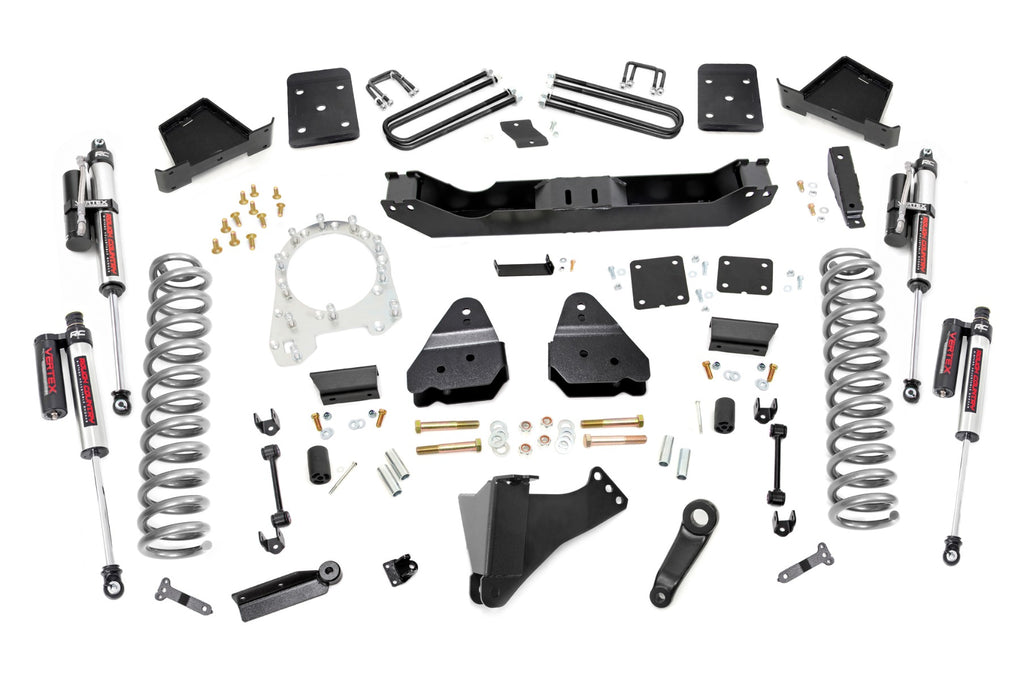 6 Inch Lift Kit OVLDS Vertex Ford F-250/F-350 Super Duty 4WD (17-22) Rough Country