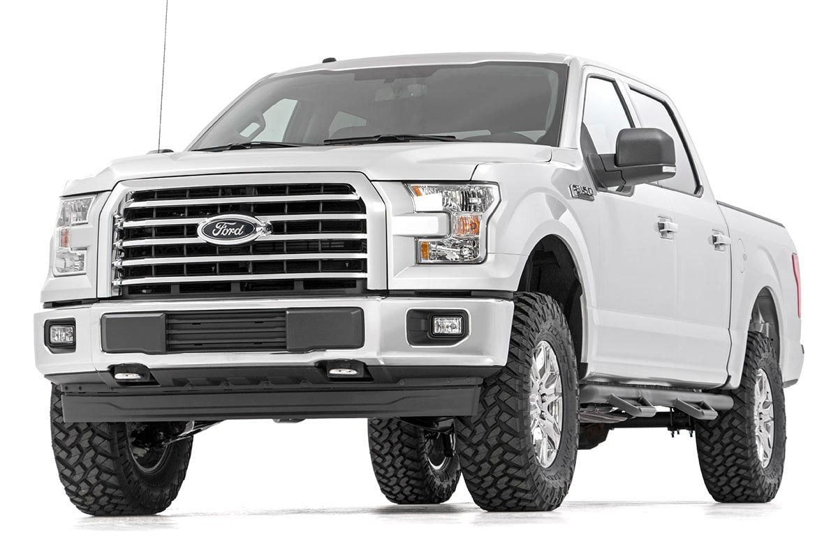 3 Inch Lift Kit M1 Struts Red Ford F-150 4WD (2014-2020) Rough Country
