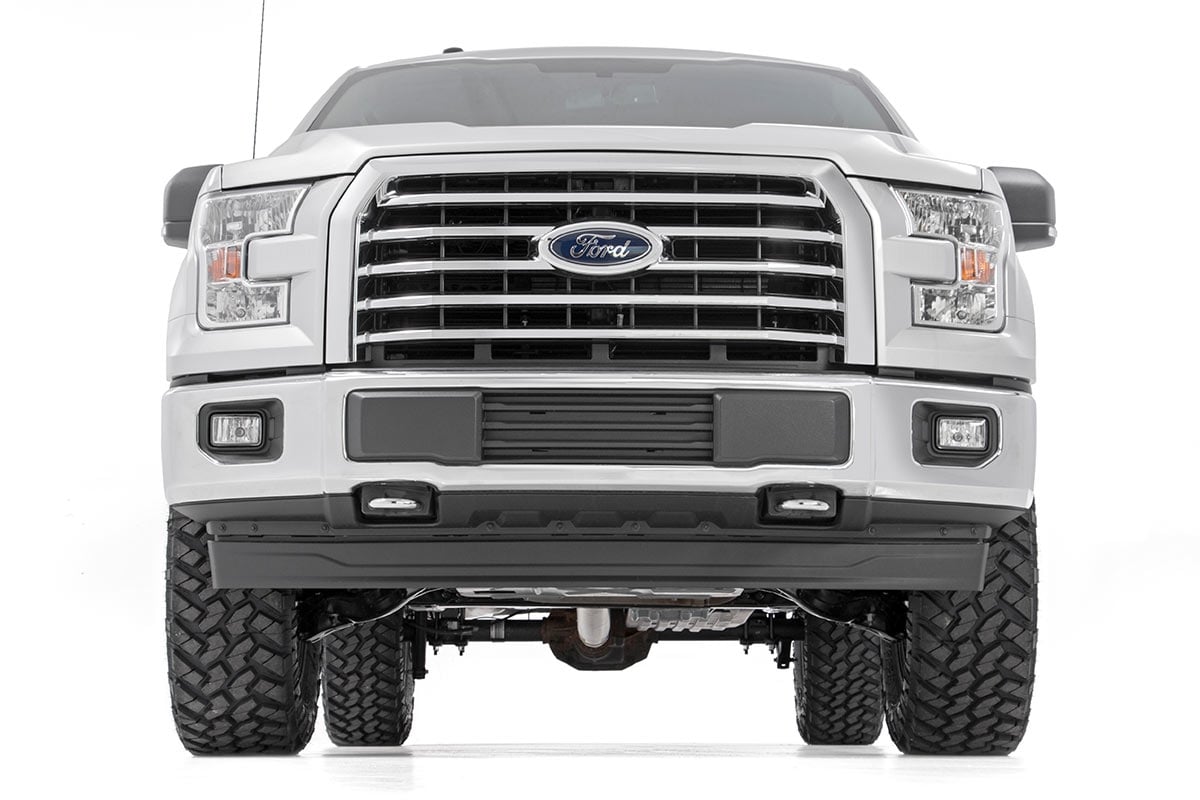 3 Inch Lift Kit M1 Struts Red Ford F-150 4WD (2014-2020) Rough Country