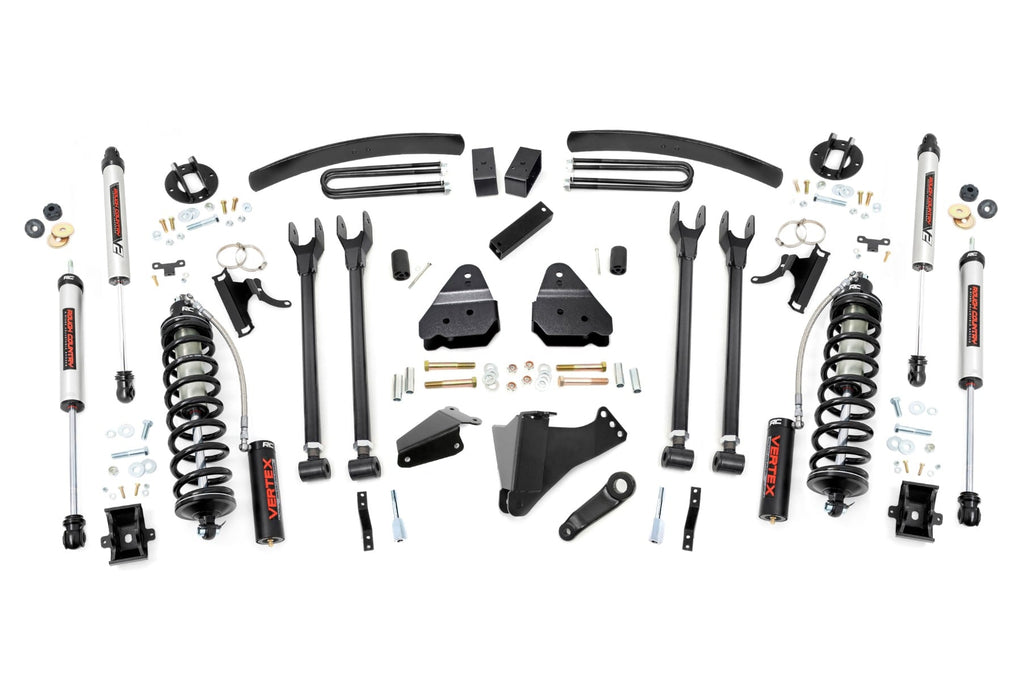 6 Inch Lift Kit Gas 4 Link No OVLDS C/O V2 Ford F-250/F-350 Super Duty (05-07) Rough Country