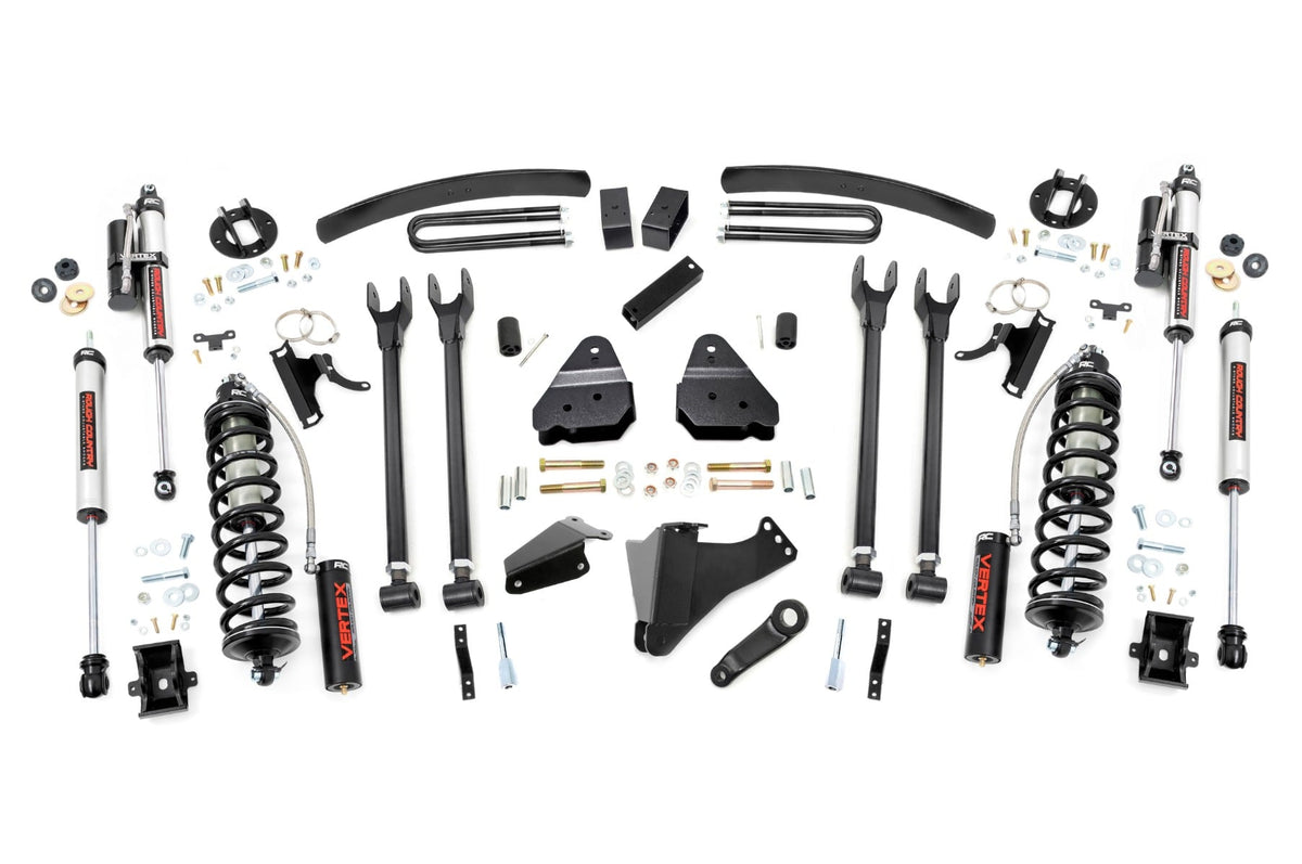 6 Inch Lift Kit Diesel 4 Link OVLDS C/O Vertex Ford F-250/F-350 Super Duty (05-07) Rough Country