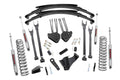 6 Inch Lift Kit Gas 4 Link RR Spring Ford F-250/F-350 Super Duty (05-07) Rough Country