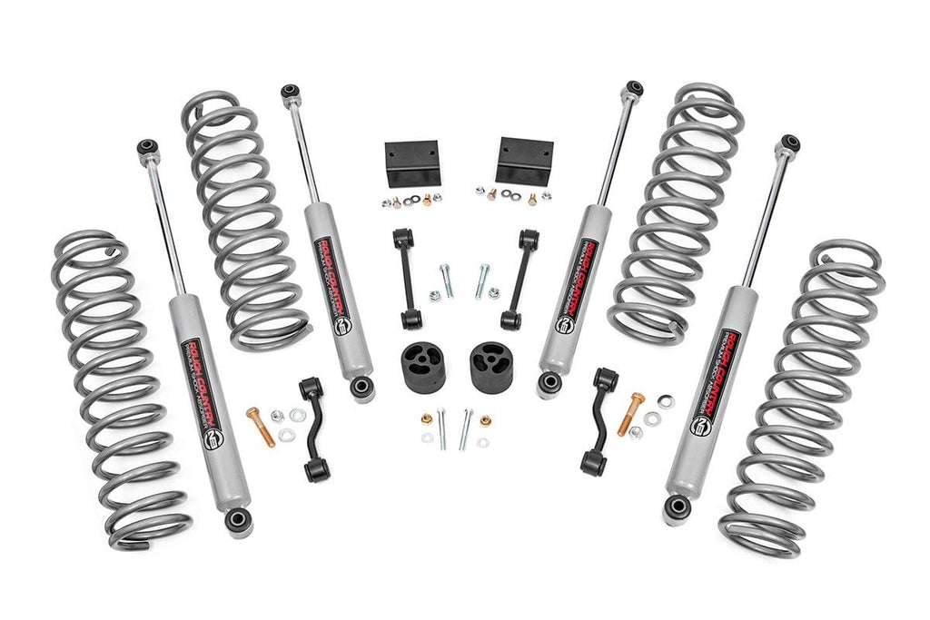 2.5 Inch Lift Kit Coils Jeep Wrangler Unlimited Rubicon 4WD (2018-2023) Rough Country