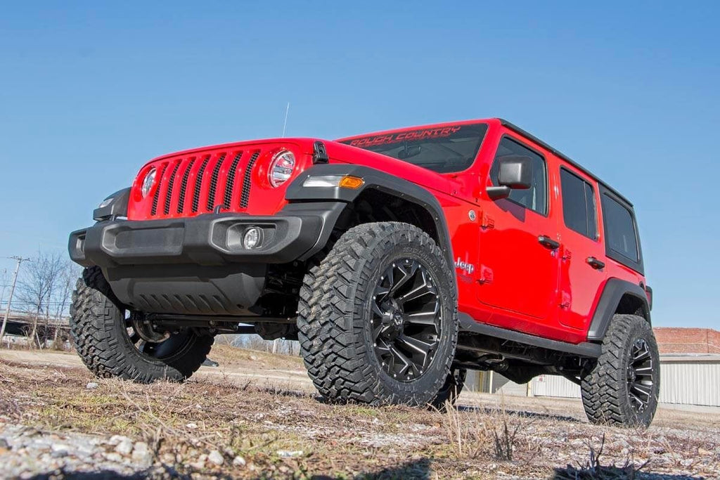 2.5 Inch Lift Kit Coils Jeep Wrangler Unlimited Rubicon 4WD (2018-2023) Rough Country
