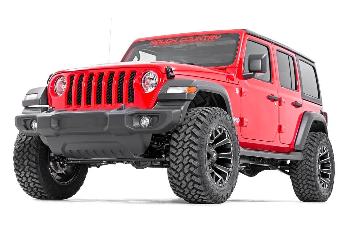 2.5 Inch Lift Kit Spacers Jeep Wrangler JL (18-23)/Wrangler Unlimited (18-23) Rough Country
