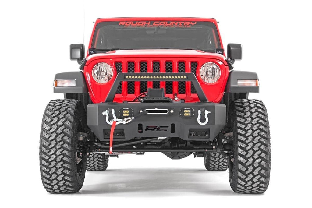 3.5 Inch Lift Kit Adj Lower FR D/S Jeep Wrangler Unlimited Rubicon (18-23) Rough Country