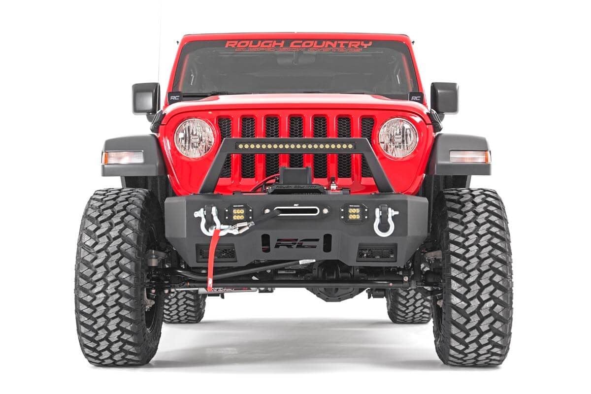 3.5 Inch Lift Kit Adj Lower FR D/S Jeep Wrangler Unlimited Rubicon (18-23) Rough Country