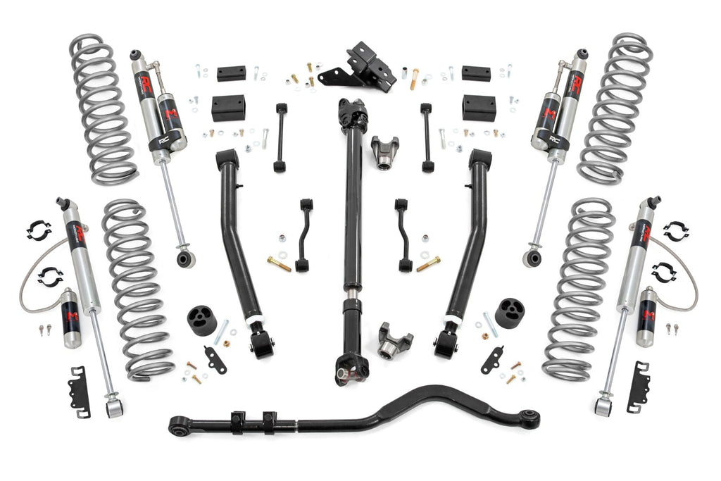 3.5 Inch Lift Kit Adj Lower FR D/S M1R Jeep Wrangler Unlimited Rubicon (18-23) Rough Country