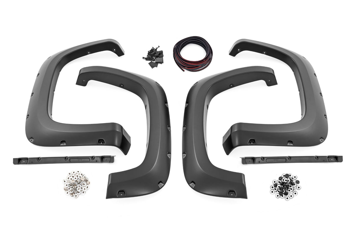 Pocket Fender Flares | GJI Shadow Gray | Chevy Silverado 2500 HD/3500 HD (20-26)