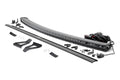 LED Light Kit Windshield Mount 50 Inch Black Single Row Jeep Cherokee XJ (84-01) Rough Country