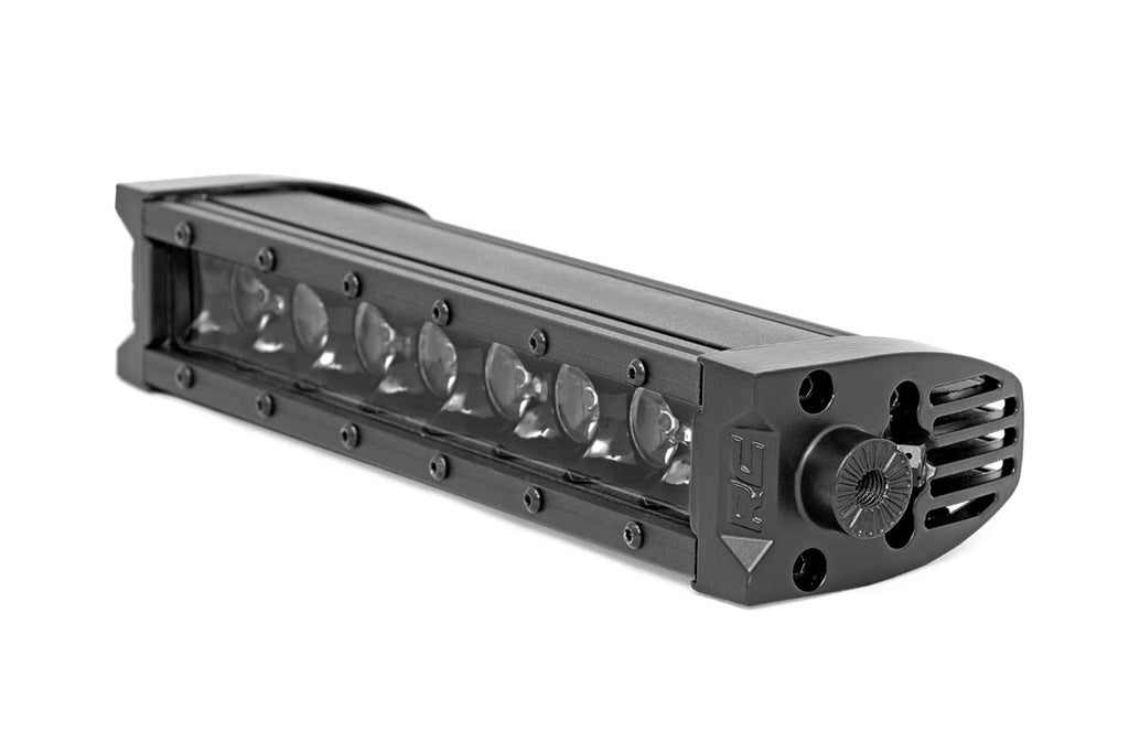 8 Inch Black Series LED Light Bar Single Row Cool White DRL Rough Country