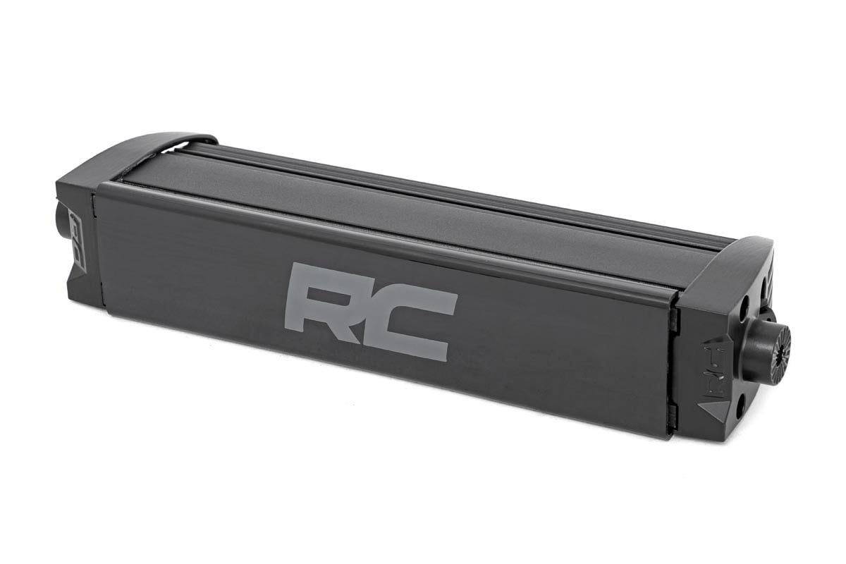 8 Inch Black Series LED Light Bar Single Row Cool White DRL Rough Country