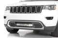 LED Light Kit Bumper Mount 20 Inch Black Dual Row White DRL Jeep Grand Cherokee WK2 (11-20) Rough Country