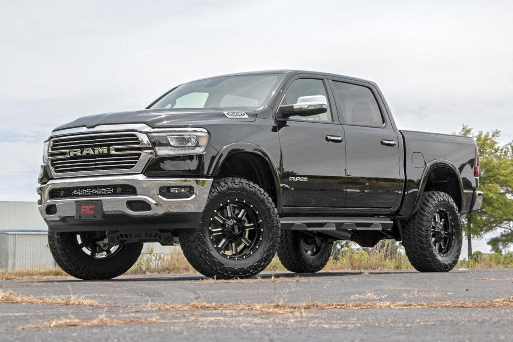 LED Light Kit Bumper Mount 20 Inch Black Dual Row Ram 1500 2WD/4WD (19-24) Rough Country