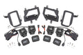 LED Light Kit Fog Mount Dual 2 Inch Black Pairs SAE Ford F-150 (15-17) Rough Country